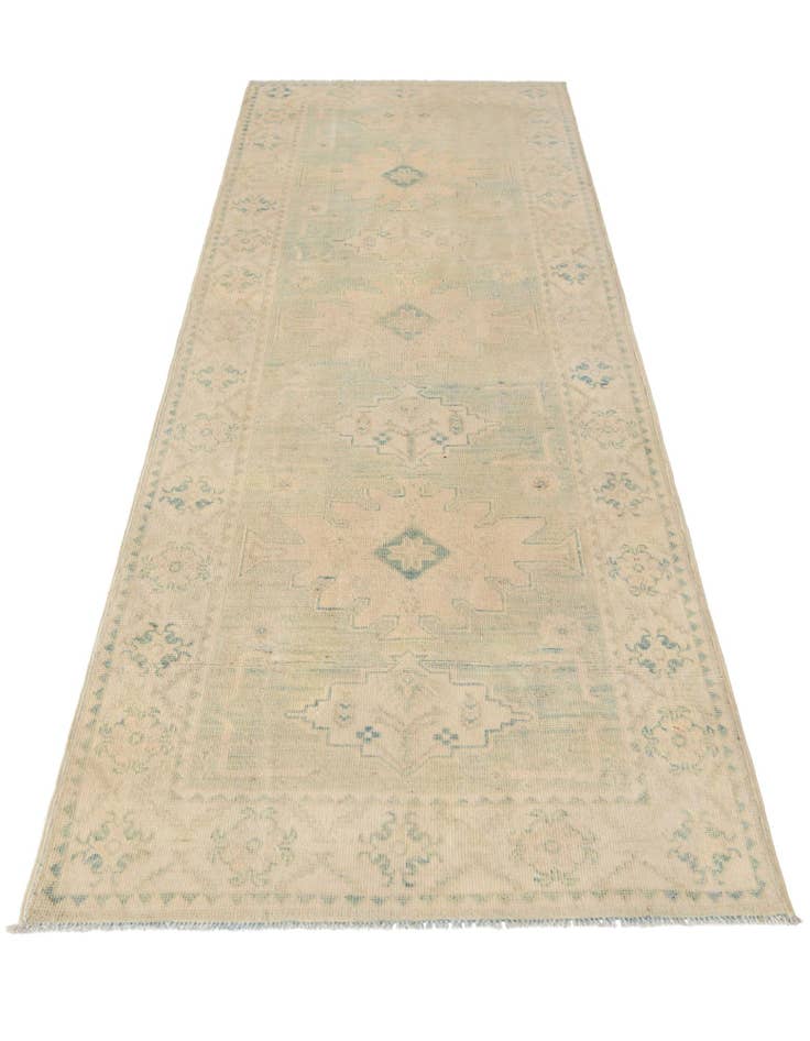 Detail image of 2' 9 x 8' 6 Hand Knotted Oushak Wool Runner Rug