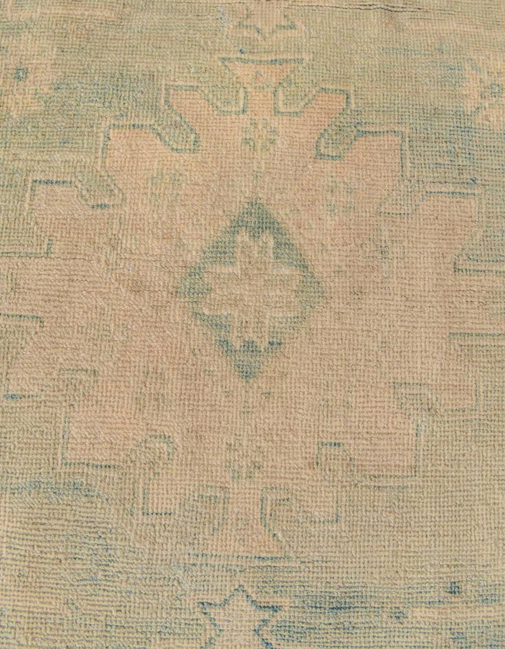 Detail image of 2' 9 x 8' 6  Hand Knotted Oushak Wool Runner Rug