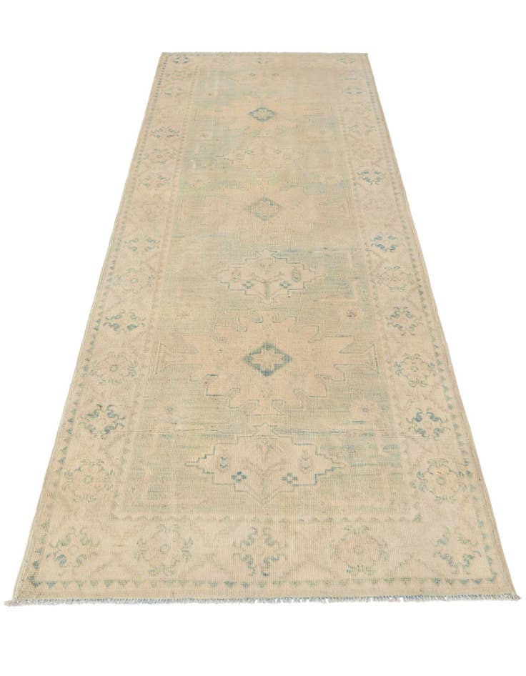 Detail image of 2' 9 x 8' 6  Hand Knotted Oushak Wool Runner Rug