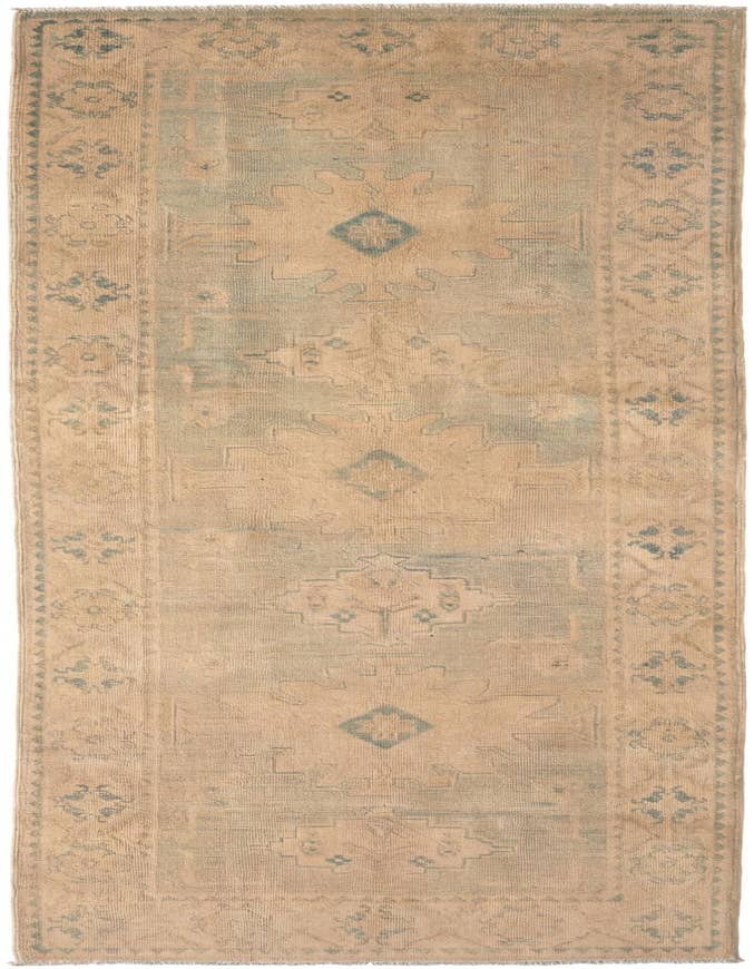 Detail image of 2' 9 x 8' 6 Hand Knotted Oushak Wool Runner Rug