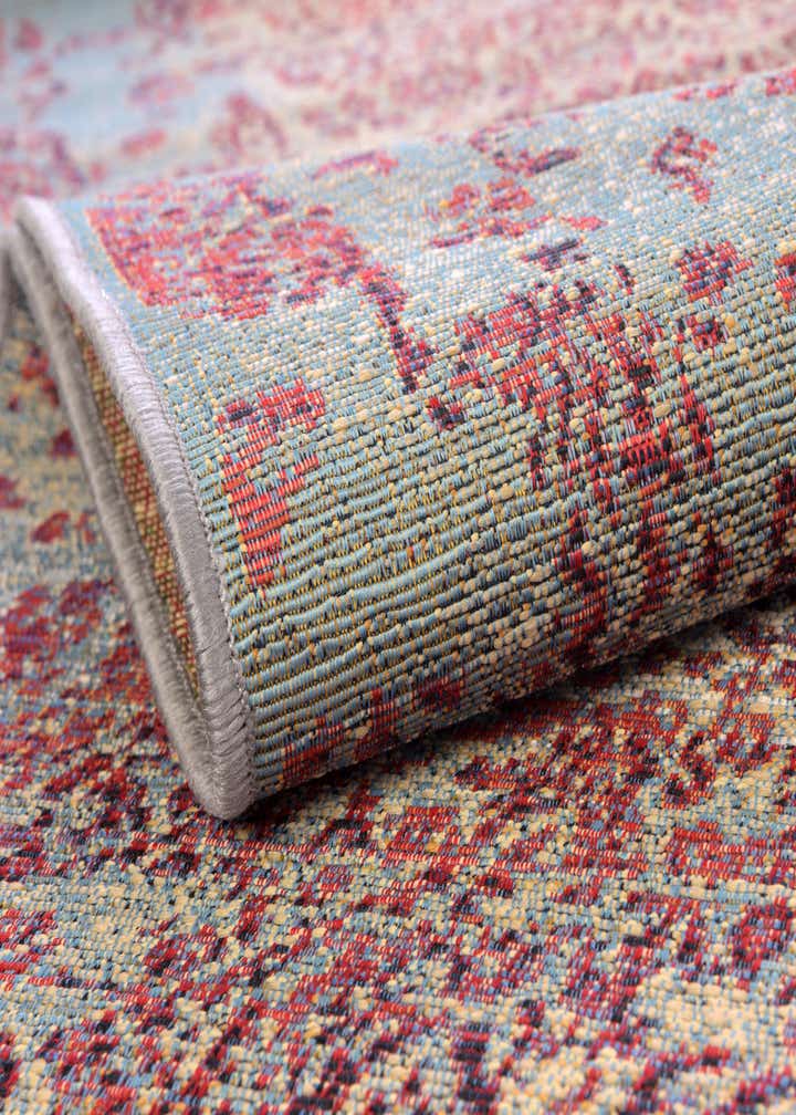 2' x 6' Easy-Clean Botanical Indoor / Outdoor Runner Rug