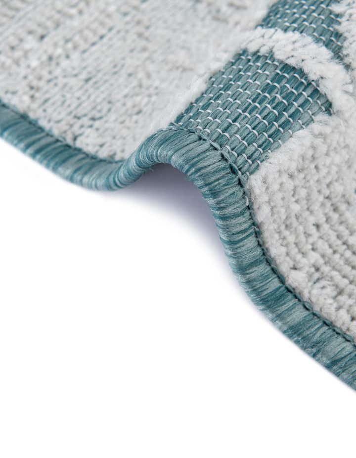 2' 2 x 8' Easy-Clean Botanical Indoor / Outdoor Runner Rug