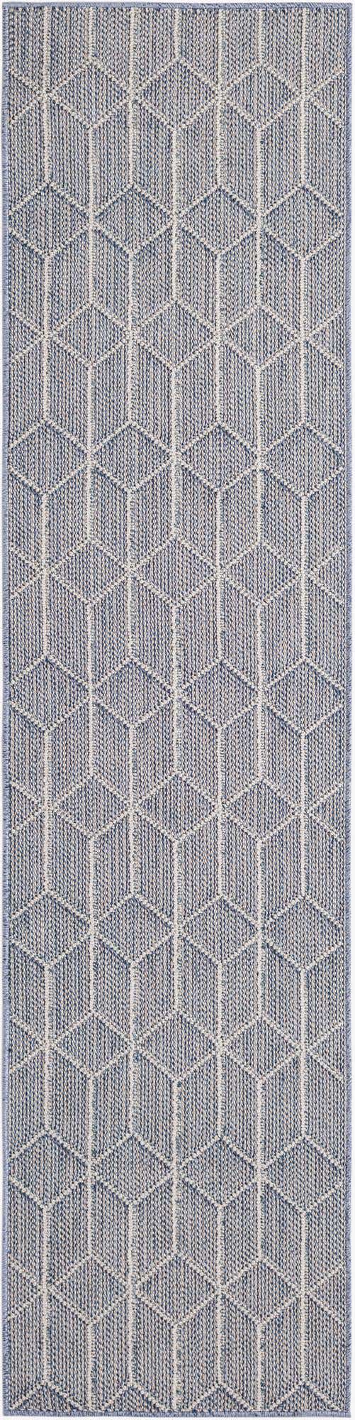 2' x 8' Easy-Clean Lattice Indoor / Outdoor Runner Rug
