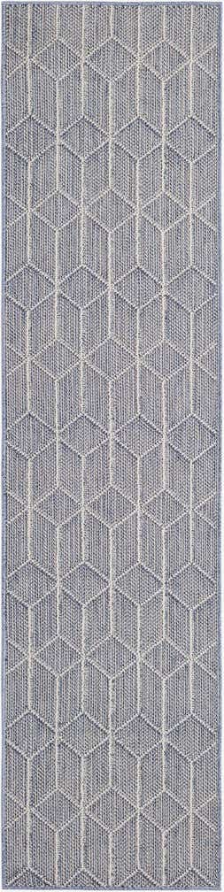 2' x 8' Easy-Clean Lattice Indoor / Outdoor Runner Rug