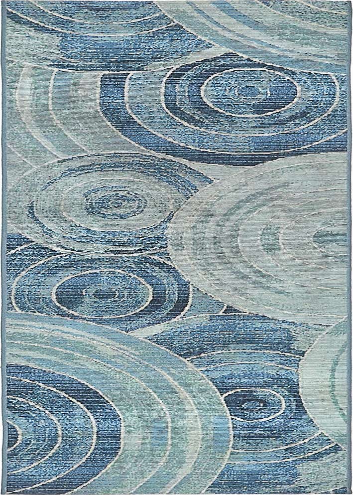 2' x 6' Easy-Clean Modern Indoor / Outdoor Runner Rug