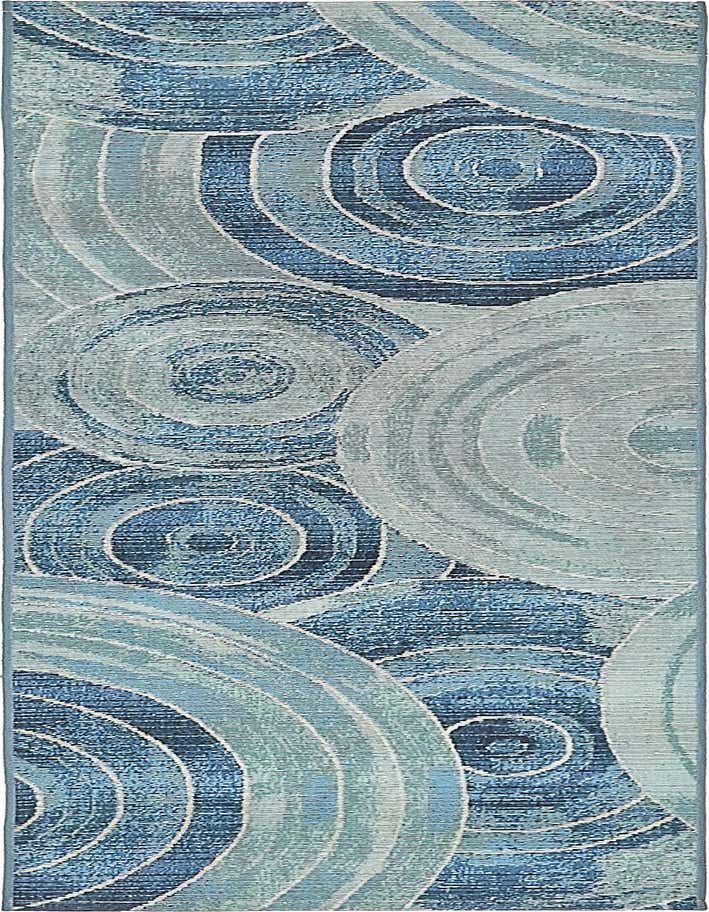 2' x 6' Easy-Clean Modern Indoor / Outdoor Runner Rug