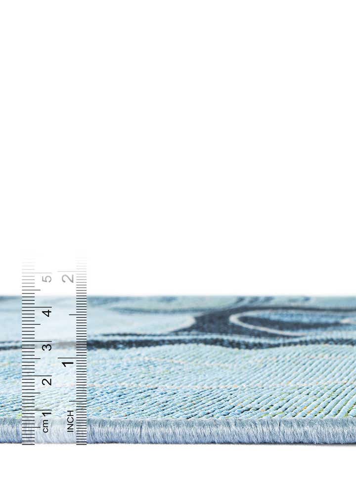 2' x 6' Easy-Clean Modern Indoor / Outdoor Runner Rug