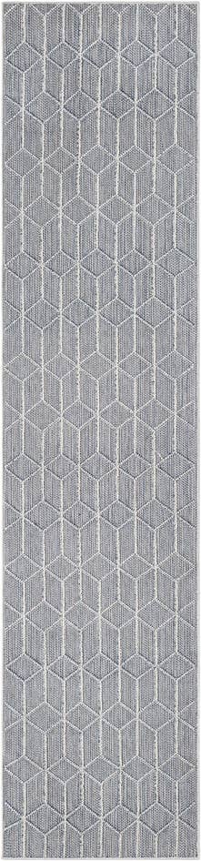 Detail image of 2' 7 x 12' Easy-Clean Trellis Indoor / Outdoor Runner Rug