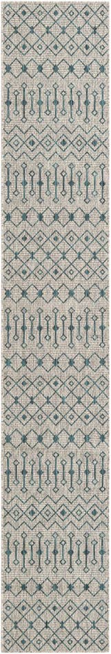 Detail image of 2' x 12' Easy-Clean Trellis Indoor / Outdoor Runner Rug