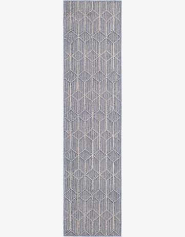 2' x 8' Easy-Clean Trellis Indoor / Outdoor Runner Rug