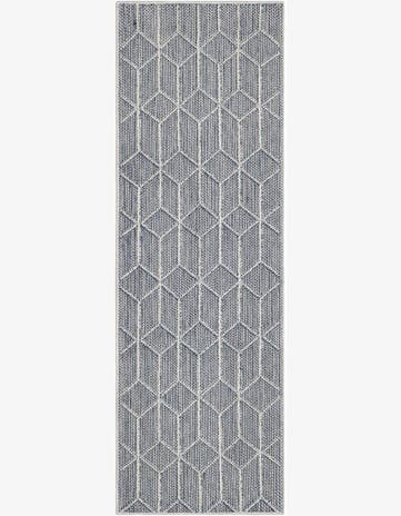 2' x 6' 1 Easy-Clean Trellis Indoor / Outdoor Runner Rug