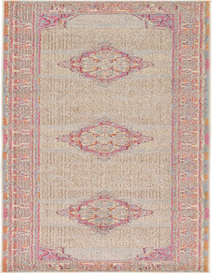 Detail image of 2' 7 x 10' Washable Palazzo Runner Rug
