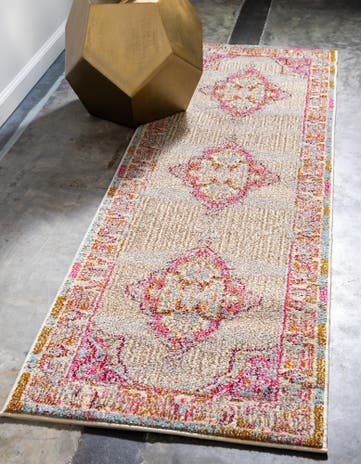 2' 2 x 6' 9 Washable Palazzo Runner Rug