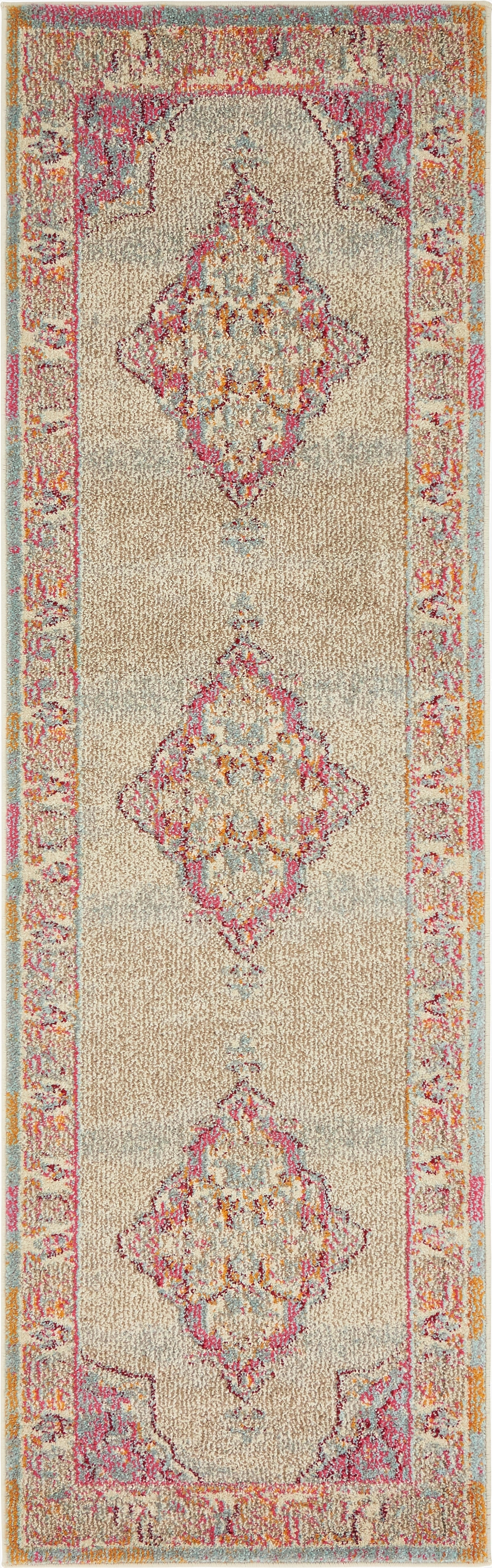 2' 2 x 6' 9  Washable Palazzo Runner Rug