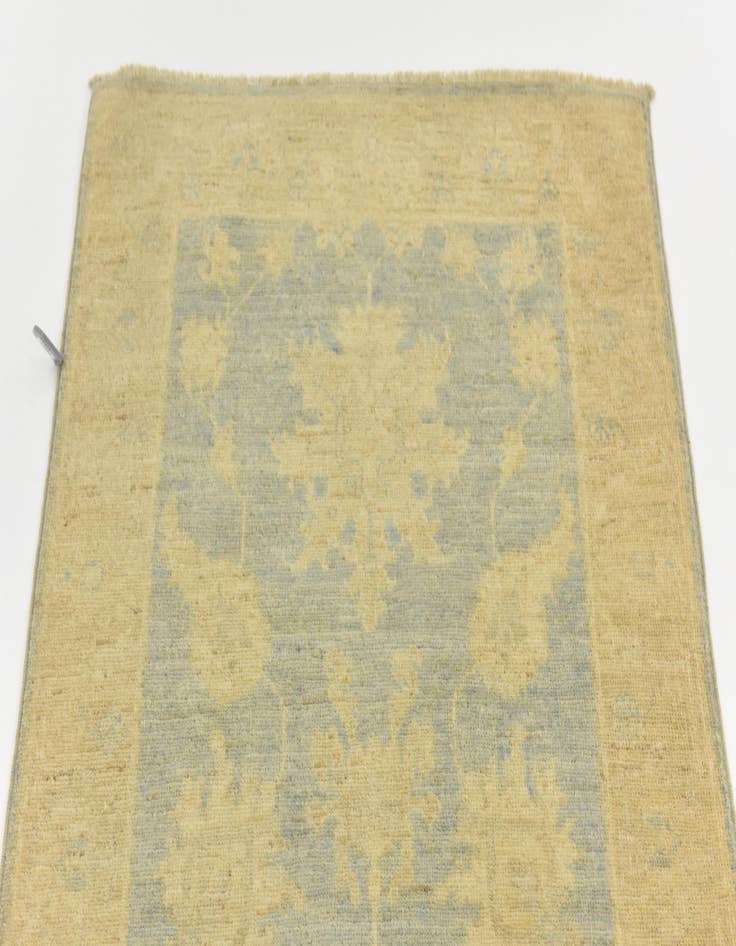 Detail image of 2' 7 x 10' 5  Hand Knotted Peshawar Ziegler Runner Rug