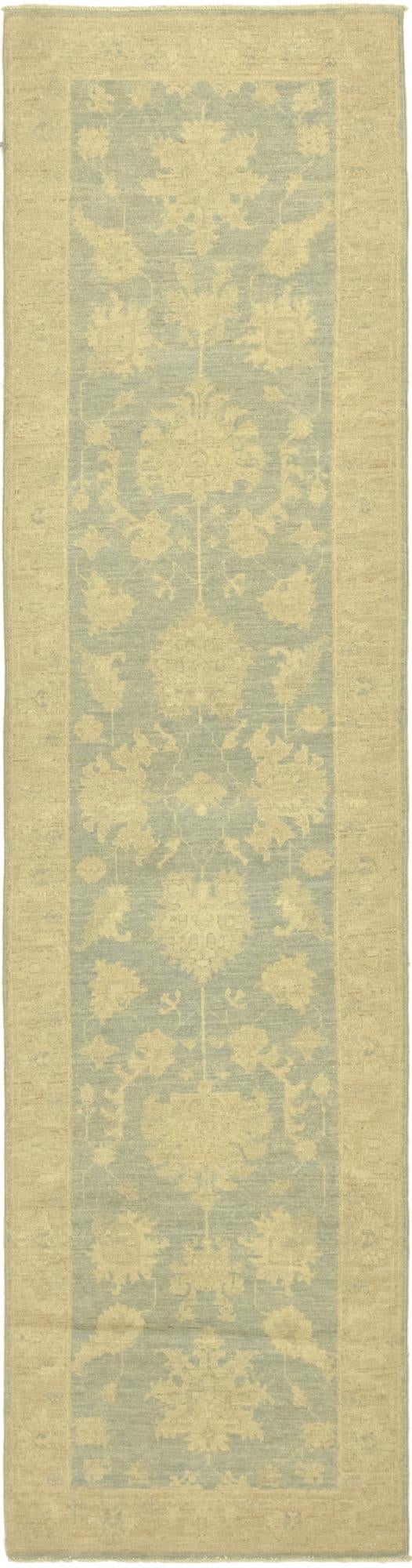 2' 7 x 10' 5 Hand Knotted Peshawar Ziegler Runner Rug