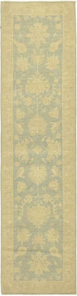 2' 7 x 10' 5 Hand Knotted Peshawar Ziegler Runner Rug