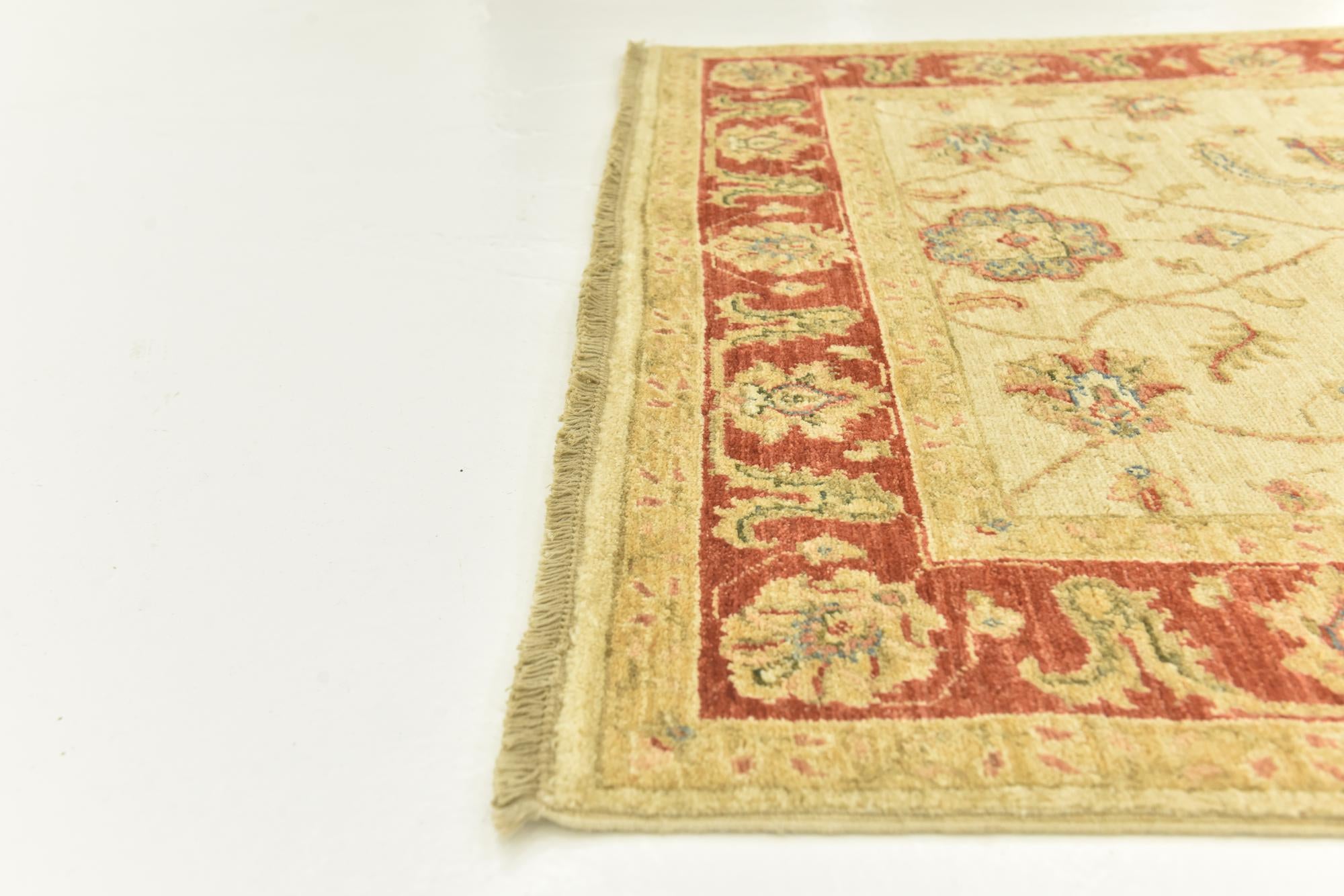 3' 10 x 17' 6 Hand Knotted Peshawar Ziegler Runner Rug