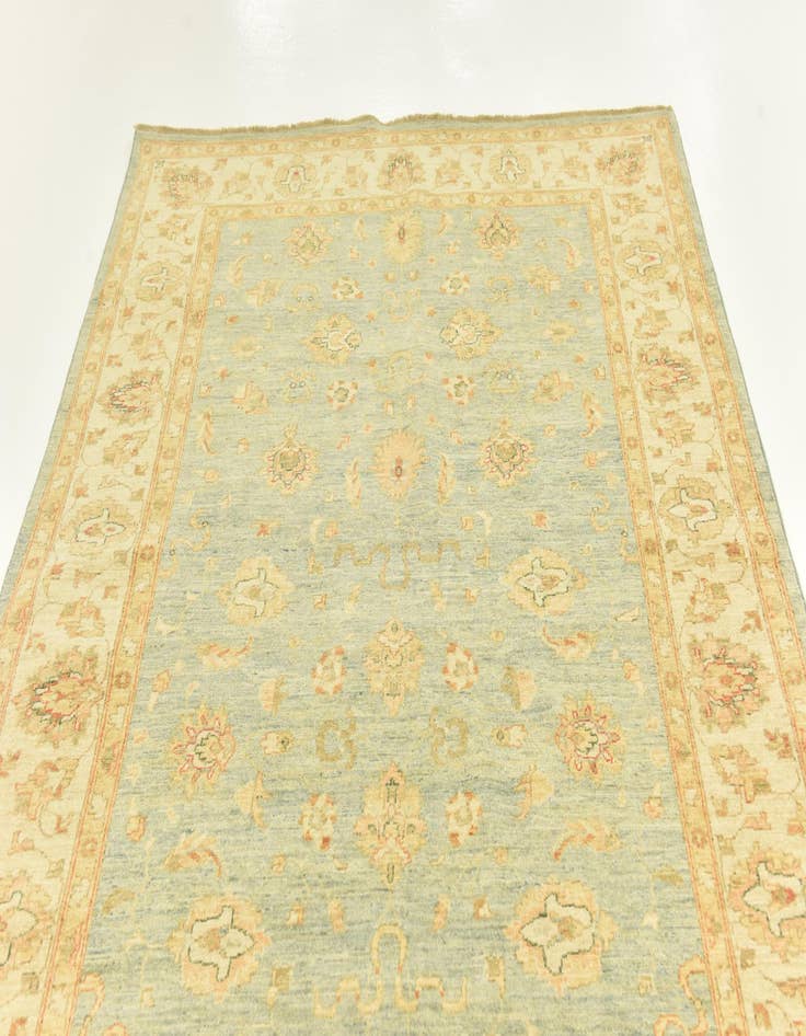 Detail image of 6' x 16'  Hand Knotted Peshawar Ziegler Runner Rug