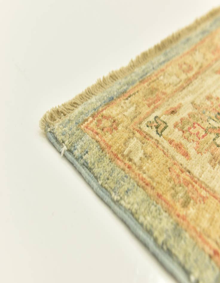 Detail image of 6' x 16'  Hand Knotted Peshawar Ziegler Runner Rug