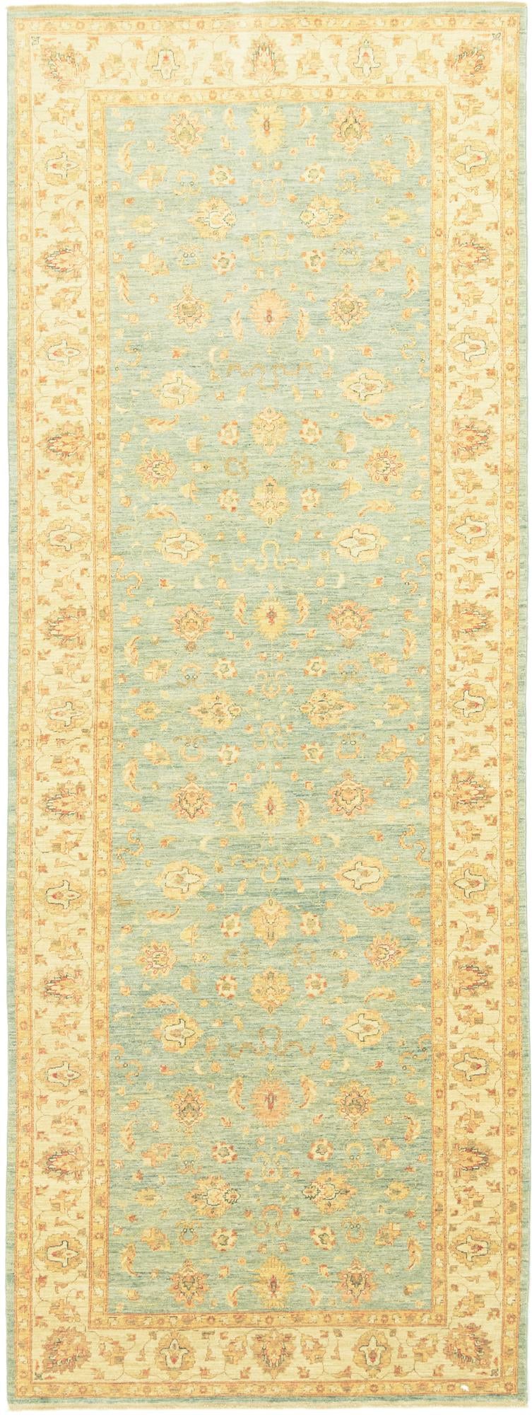 6' x 16' Hand Knotted Peshawar Ziegler Runner Rug