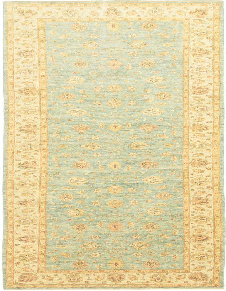 Detail image of 6' x 16' Hand Knotted Peshawar Ziegler Runner Rug