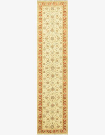 3' 10 x 17' 6 Hand Knotted Peshawar Ziegler Runner Rug
