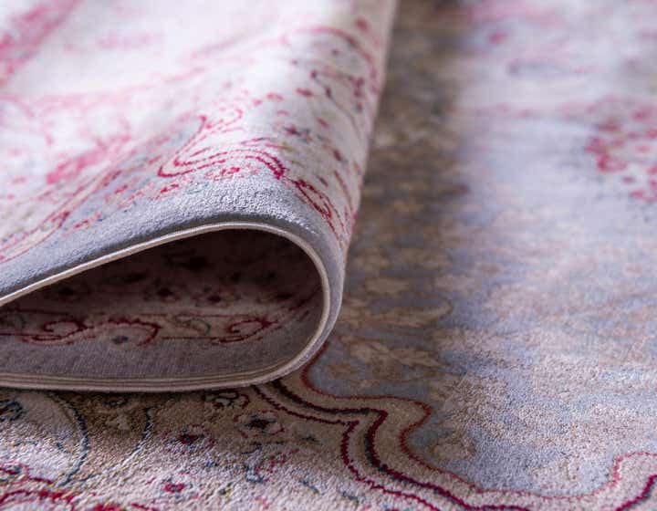 2' 7 x 9' 10 Qom Bamboo Silk Runner Rug