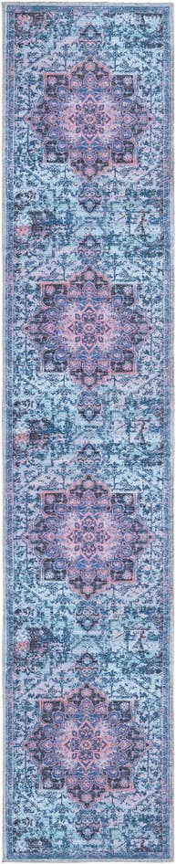 Detail image of 2' x 9' 10 Washable Renaissance Runner Rug