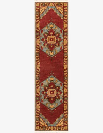 Light Blue Sara Runner Rug