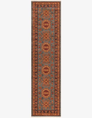 Light Blue Sara Runner Rug