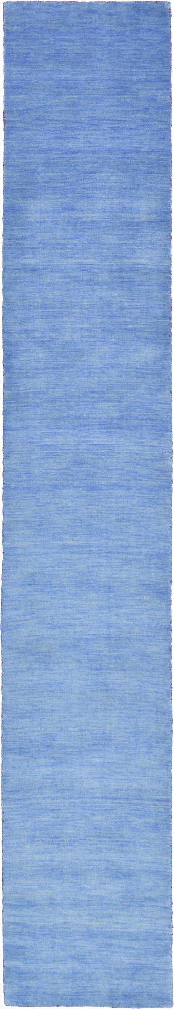 Primary image 80cm x 500cm  Hand Knotted Solid Gabbeh Wool Runner Rug