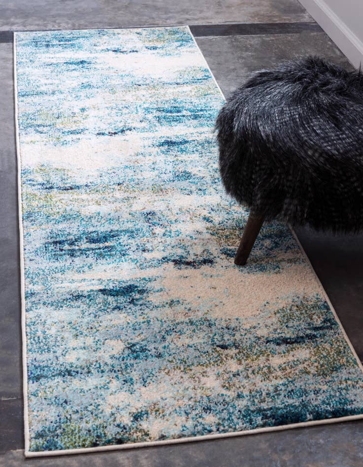 Detail image of 2' x 8'  Washable Spectrum Runner Rug