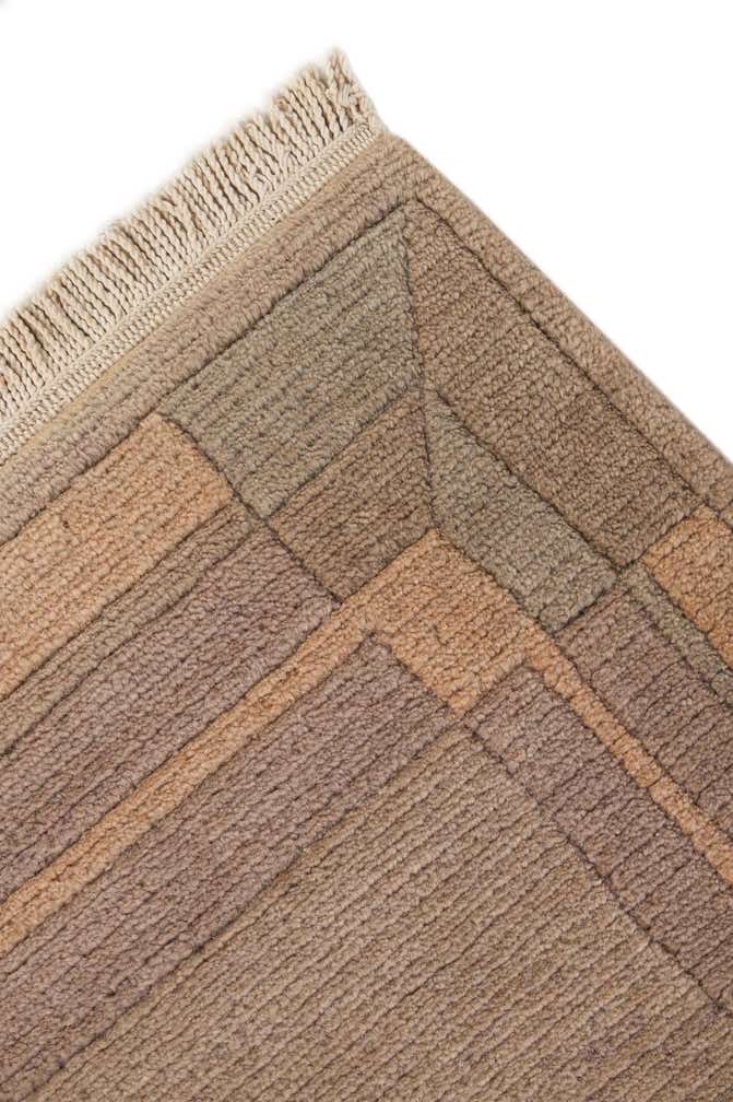 2' 1 x 3' 11 Hand Knotted Tibet Wool Runner Rug