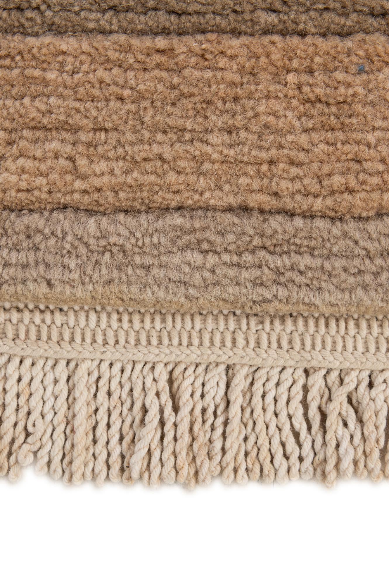 2' 1 x 3' 11 Hand Knotted Tibet Wool Runner Rug