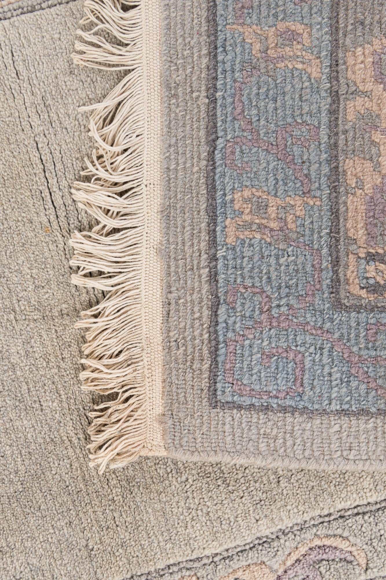 3' 2 x 11' 4 Hand Knotted Tibet Wool Runner Rug
