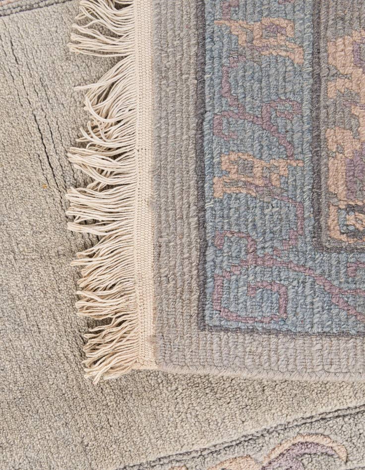 Detail image of 3' 2 x 11' 4  Hand Knotted Tibet Wool Runner Rug