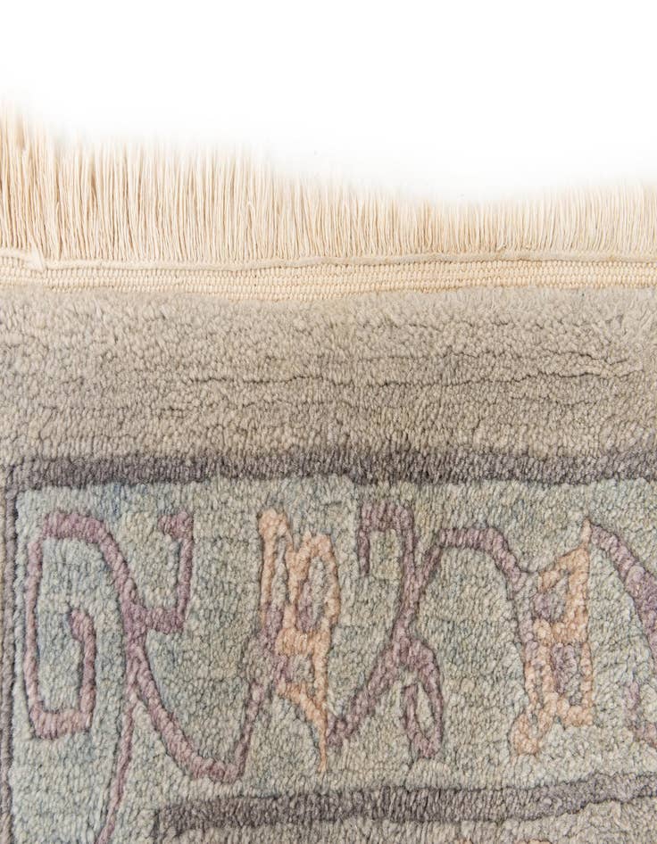 Detail image of 3' 2 x 11' 4  Hand Knotted Tibet Wool Runner Rug