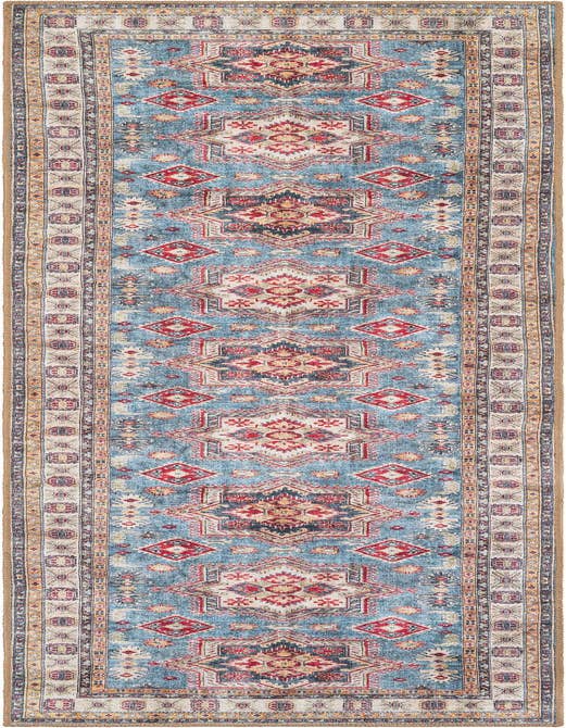 Detail image of 2' 7 x 10' Washable Timeless Runner Rug