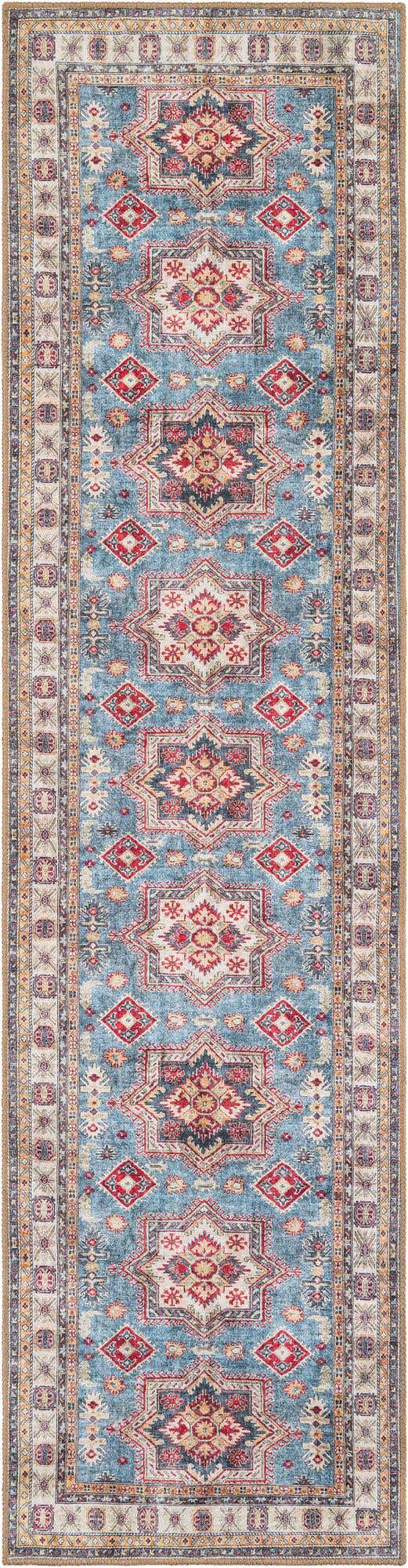 2' 7 x 10' Washable Timeless Runner Rug