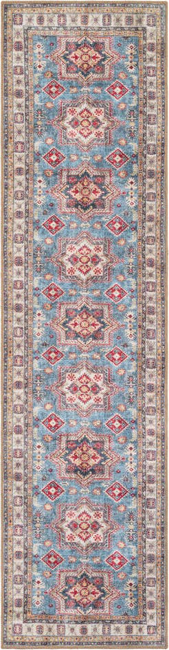 Detail image of 2' 7 x 10' Washable Timeless Runner Rug