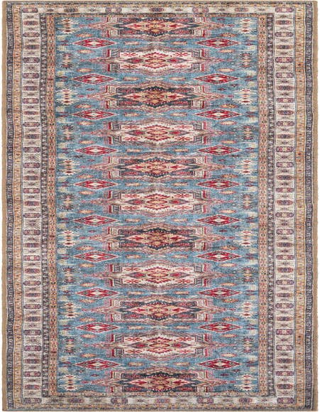 Detail image of 2' 7 x 12' Washable Timeless Runner Rug