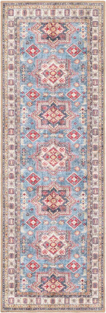 2' x 6' 1 Washable Timeless Runner Rug