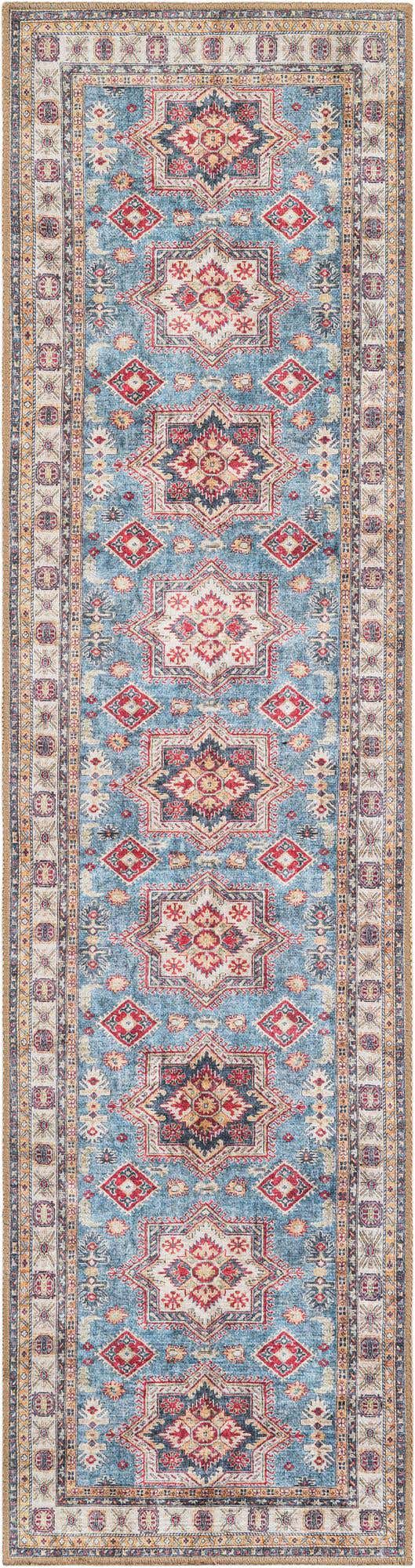 2' x 8' Washable Timeless Runner Rug