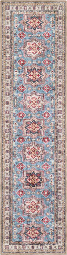 2' x 8' Washable Timeless Runner Rug