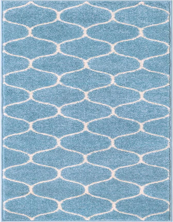 Detail image of 2' x 6' Trellis Frieze Runner Rug