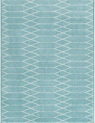 Detail image of 2' x 13' Trellis Frieze Runner Rug