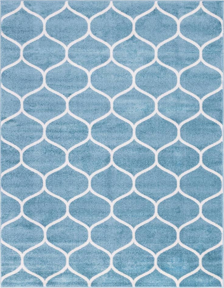 Detail image of 3' x 6' Trellis Frieze Runner Rug
