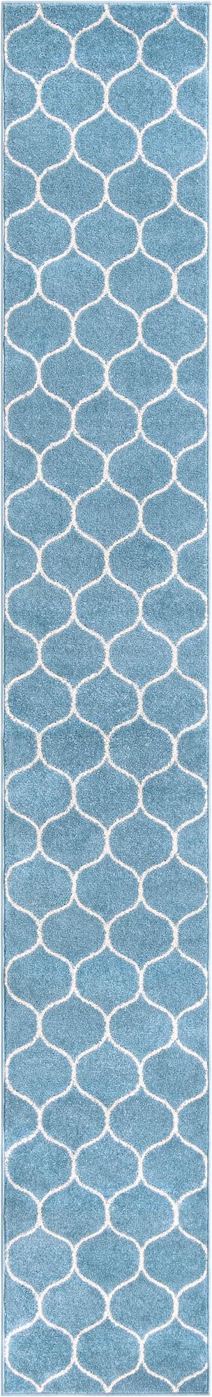 Primary image 2' x 13' Trellis Frieze Runner Rug