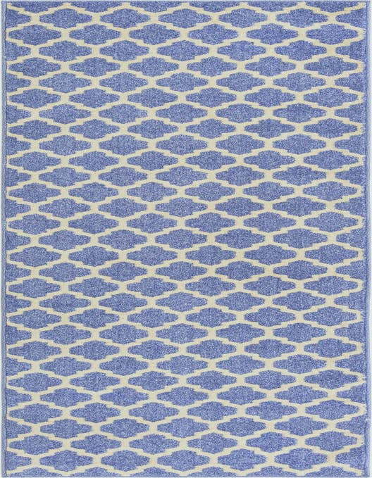 Detail image of 2' 7 x 10' Trellis Runner Rug